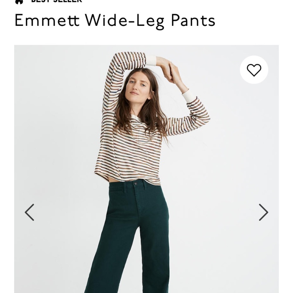Madewell womens wide leg pants